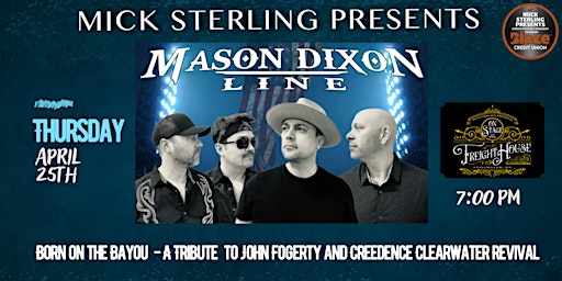 Primaire afbeelding van Mason Dixon Line - A Tribute to John Fogerty & Creedence Clearwater Revival