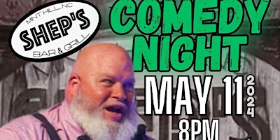 Imagem principal do evento Free Comedy Night at Shep’s  Bar and Grill with Yuncle Boudreaux