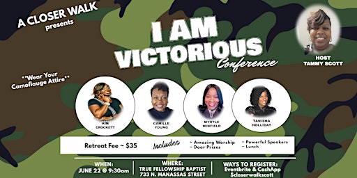 Imagem principal do evento I Am Victorious Conference