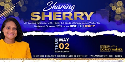 Imagem principal do evento Rep Sherry Dorsey Walker Fundraiser