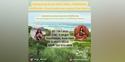 Immagine principale di Connecting to our Inner Voice Meditation. + SoundBath 