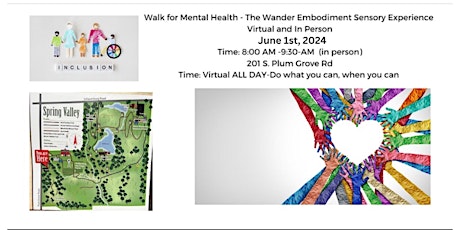 Walk for Mental Health - The Wander Embodiment Sensory Experience