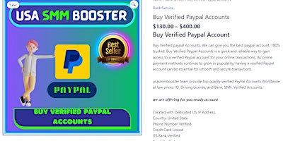 Imagen principal de online businessBuy Verified Paypal Accounts