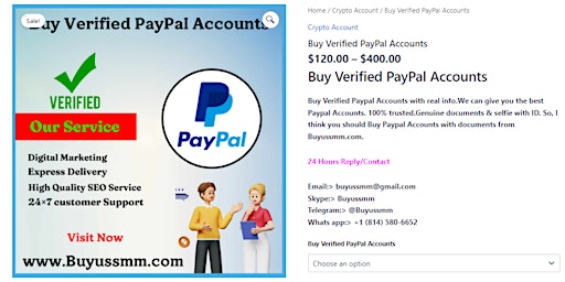 Primaire afbeelding van Buy Verified PayPal Accounts