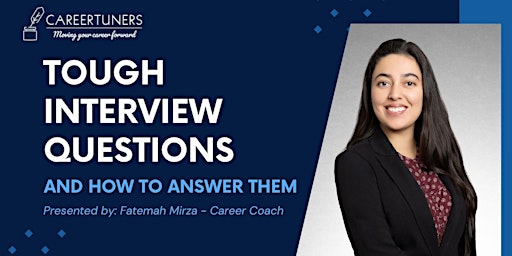 Primaire afbeelding van Tough Interview Questions & How to Answer Them (Webinar)