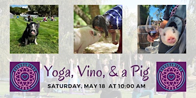 Imagem principal do evento Yoga, Vino, & a Pig