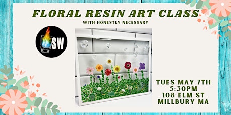 Floral Resin Art Class at the Spicy Water Distillery