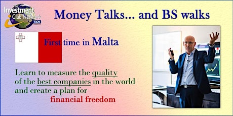 Money Talks and BS Walks - Malta primary image