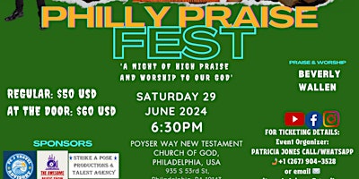 'PHILLY PRAISE FEST' primary image