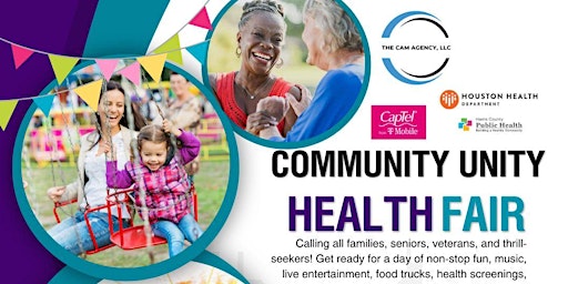 Imagem principal do evento Community Unity,  A Family, Fun & Health Fair