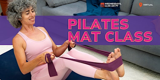 Immagine principale di Pilates Mat Class with Conni Ponturo - Attend Virtually 