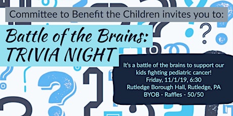 Battle of The Brains: Trivia Night primary image