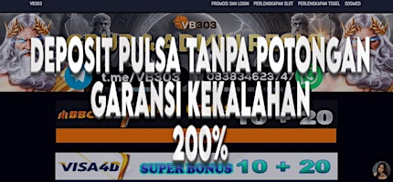 Imagem principal do evento VB303 Login Daftar Bonus New Member 100 Garansi Kekalahan VB303
