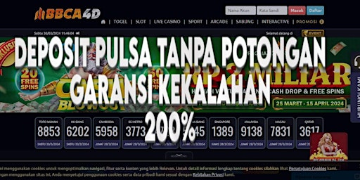 Immagine principale di BBCA4D Login Daftar Bonus New Member 100 Garansi Kekalahan BBCA4D 