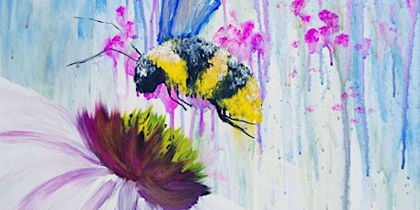 Bumble Bee Utopia  - Paint and Sip by Classpop!™