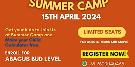 Summer Camp for Kids in Choolaimedu, Chennai 2024 primary image
