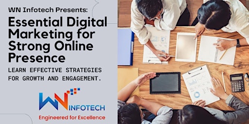 Imagem principal do evento Building a Strong Online Presence: Digital Marketing Essentials by WN