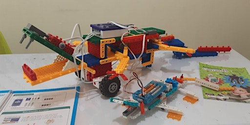 Imagem principal do evento "ROBOTICS WORKSHOP: Crocodile Robot Design and Build (ages 7,12)