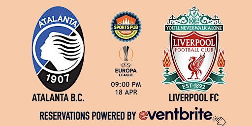 Hauptbild für Atalanta v Liverpool | Europa League - Sports Pub La Latina