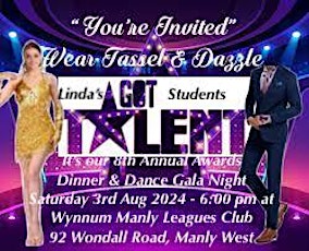 "You're Invited - It's Razzle Dazzle & Tassels Dinner & Dance Gala Event.