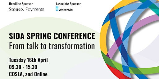 Immagine principale di SIDA Spring Conference - From talk to transformation 