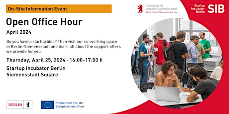 Do you have a startup idea? Come to the Open Office Hour - April 2024