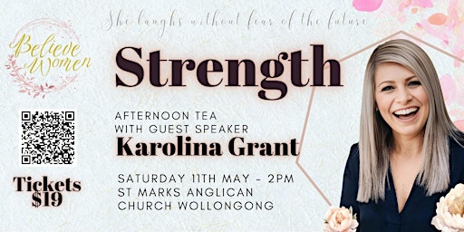 Imagem principal do evento Believe Women Afternoon Tea with Ps Karolina Grant