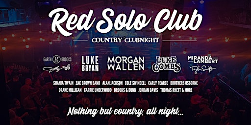 Primaire afbeelding van Red Solo Club Country Clubnight - Glasgow