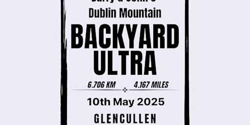 Barry & John's Dublin Mountain Backyard Ultra  primärbild