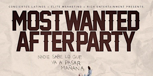 Imagen principal de THE MOST WANTED AFTER PARTY at QC SOCIAL‼️