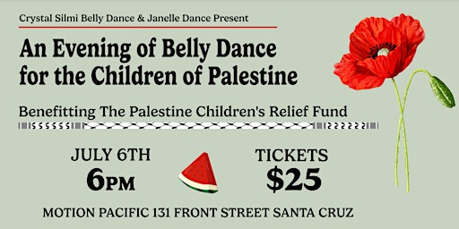 Immagine principale di An Evening of Belly Dance for the Children of Palestine 