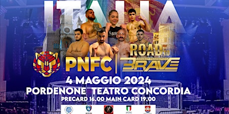 PNFC ROAD TO BRAVE - LE MMA IN SCENA A TEATRO