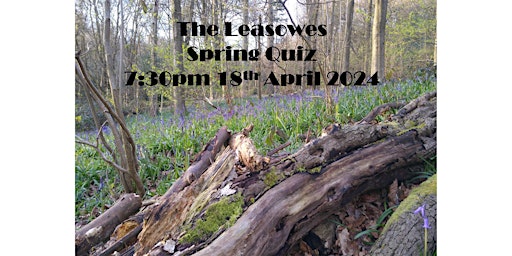 Image principale de Friends of The Leasowes Spring Quiz