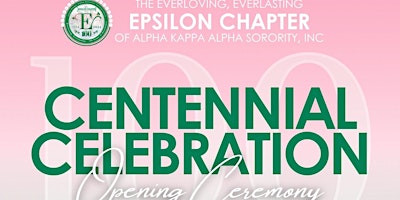 Imagem principal do evento Everloving, Everlasting Epsilon Chapter - 100 Years of Service