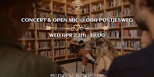 Imagem principal do evento Concert and Open Mic  at the OBA Postjesweg