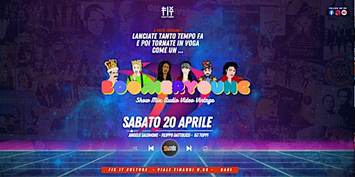 Boomeryoung Vol.4 - Show di mix audio video vintage primary image