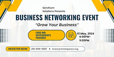 Business professionals networking event primary image