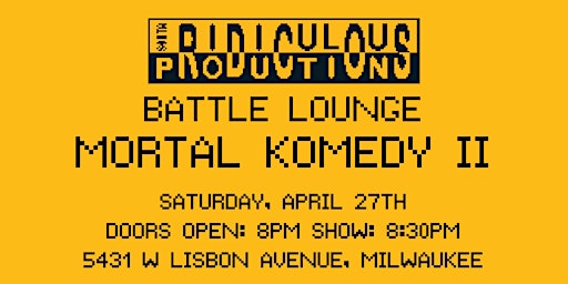 Battle Lounge: Mortal Komedy II Comedy Show primary image