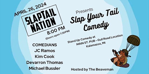 Imagem principal do evento SLAPTAIL NATION Presents: Slap Your Tail Comedy