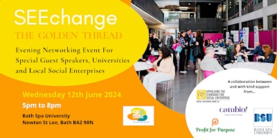 Imagem principal do evento SEE Change The Golden Thread Conference 2024 - Evening Networking Event