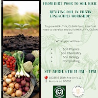 Immagine principale di From Dirt to Soil  - Reviving Soil in Urban Landscapes Workshop 