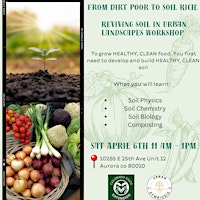 Image principale de From Dirt to Soil  - Reviving Soil in Urban Landscapes Workshop