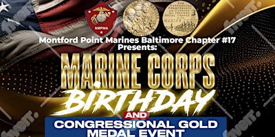 Imagem principal do evento 2024 USMC Birthday Celebration and Congressional Gold Medal Events