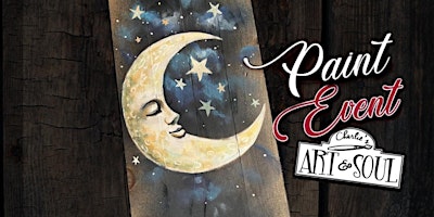 Painting Event moon and stars on Wood @Stone House Urban Winery! primary image