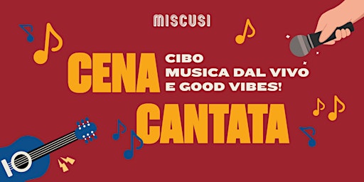 Imagen principal de Cena Cantata miscusi Bocconi
