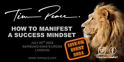 Imagem principal do evento HOW TO MANIFEST A SUCCESS MINDSET