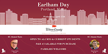 Earlham Day in Portland Maine