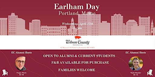 Earlham Day in Portland Maine primary image