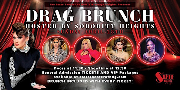 April Drag Queen Brunch Hosted by Sorority Heights
