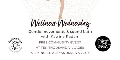 Imagem principal do evento Wellness Wednesdays with Katrina Radam